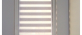 Duo roleta na drzwiach balkonowych ( montaż pod wywietrznikiem )